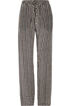 Étoile Isabel Marant&nbsp;|&nbsp;Madjo printed silk straight-leg pants&nbsp;|&nbsp;NET-A-PORTER.COM