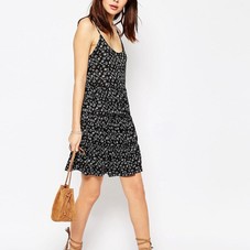 ASOS | ASOS Tiered Sundress In Ditsy Floral Print at ASOS