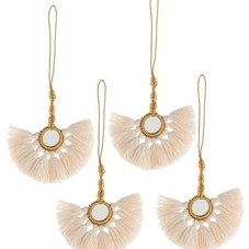 Nicola Ornaments, White - For the Tree - Unfiled - Sales Events | One Kings Lane