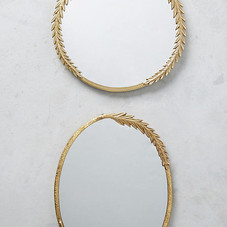 Olive Leaf Mirror | Anthropologie