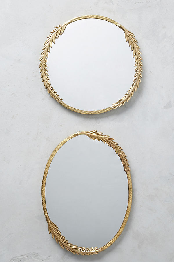 Olive Leaf Mirror | Anthropologie