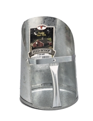 Miller Mfg. Little Giant Galvanized Feed Scoop 3 Quart Miller Mfg. Little Giant Galvanized Feed Scoop 3 Quart