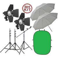 Impact  Interview Green Screen Kit B&H Photo Video