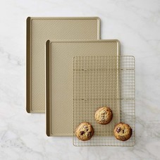 Williams-Sonoma Goldtouch® Nonstick 3-Piece Cookie Bakeware Set | Williams-Sonoma