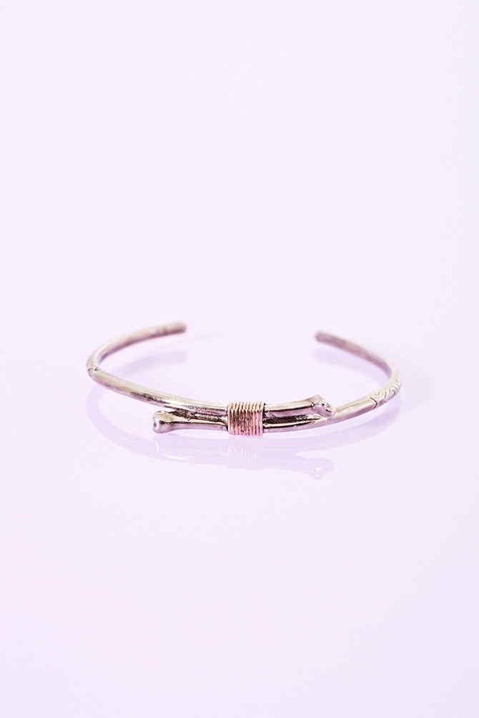 Bone Wrap Engraved Cuff in  Accessories Jewelry at Nasty Gal