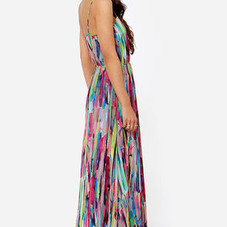 Jack by BB Dakota Rayna - Maxi Dress - Print Dress - $71.00