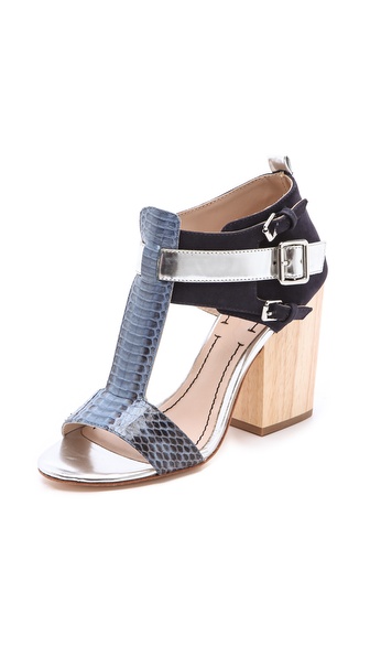 Elizabeth and James Carri Chunky Heel Sandals | SHOPBOP
