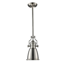 One Kings Lane - A Polished Look - Chadwick Pendant, Satin Nickel