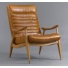 DwellStudio |  Hans Leather Chair - Furniture - New Arrivals