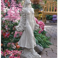 Amazon.com: Flora Divine Patroness of Gardens Statue in Faux Stone: Patio, Lawn & Garden