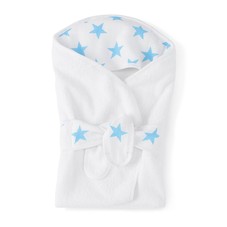 fluro blue baby bath wrap | aden + anais