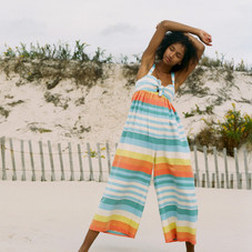 Mara Hoffman | Tie Front Jumpsuit