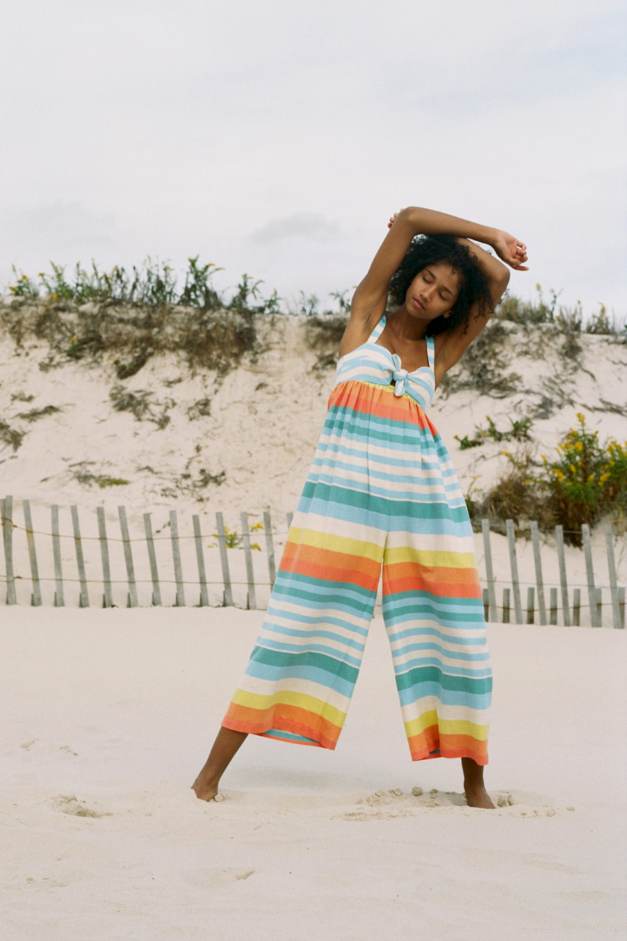 Mara Hoffman | Tie Front Jumpsuit