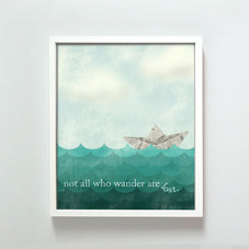 11x14 All Who Wander print by GusAndLula on Etsy
