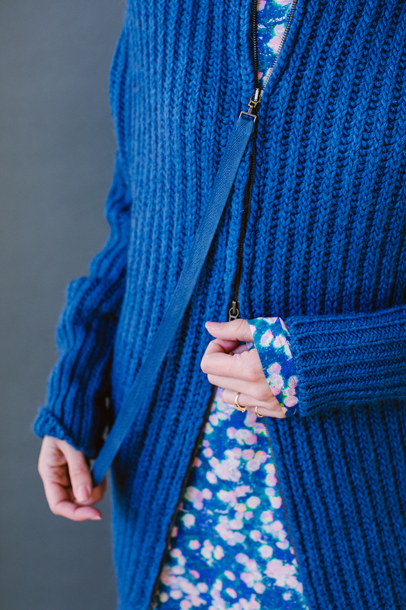 Peacock Reversible Sweater – Style Camp