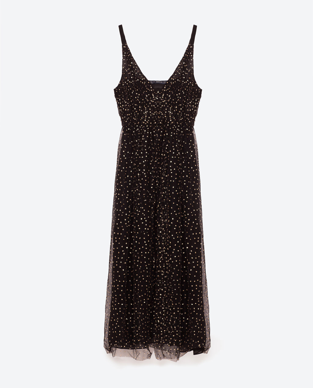 LONG TULLE DRESS WITH POLKA DOTS - DRESSES-WOMAN | ZARA United States