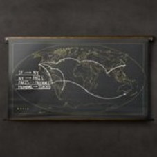 Military Chalkboard World Map | Maps | Restoration Hardware