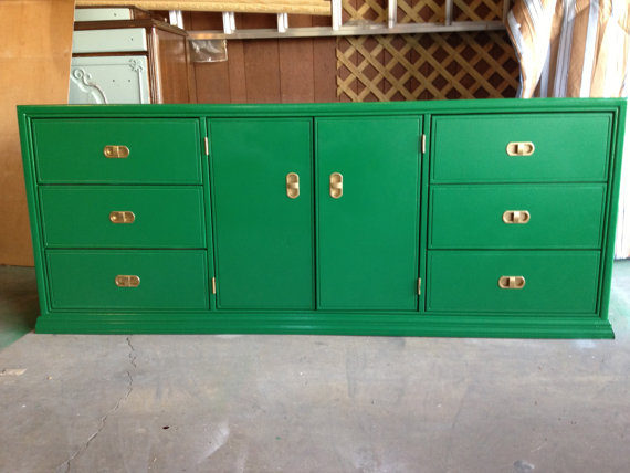 Gorgeous Green Dresser/Buffet/Console/Side by Bleak2ChicDesigns