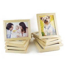 Amazon.com: Set of 10 Unfinished Solid Wood Photo Picture Frames 5x7 Inch, Ready to Paint for DIY Projects