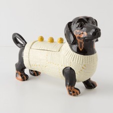 Sweater Pup Cookie Jar - Anthropologie.com
