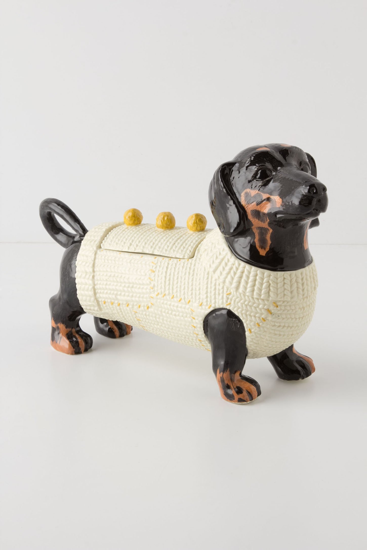 Sweater Pup Cookie Jar - Anthropologie.com