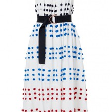 Pompom Embroidery Dress - Dresses & Jumpsuits | Official Site