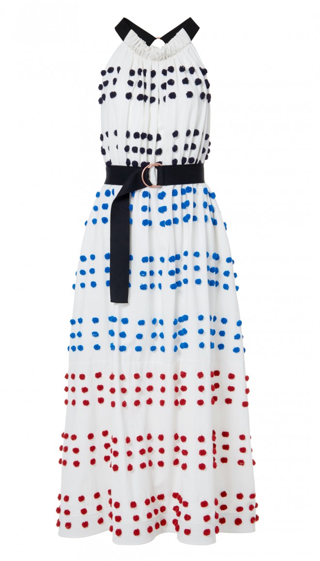 Pompom Embroidery Dress - Dresses & Jumpsuits | Official Site