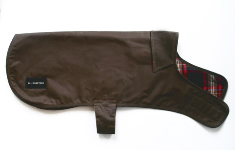 All Quarters — Macduff Dog Coat - Chocolate
