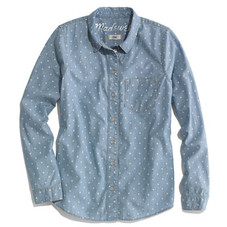 Dotted Chambray Boyshirt - View All - Women's Gift_Guide - Madewell