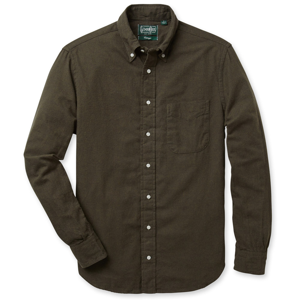 Gitman Vintage Loden Flannel Shirt
