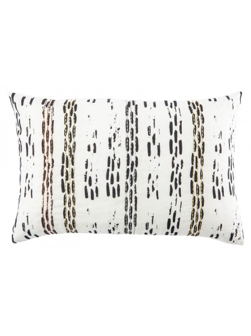 Vail Pillow, Black and White