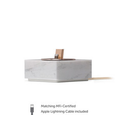 DOCK+ Lightning Marble Edition - Genuine marble charging dock with Lightning cable || NATIVE UNION