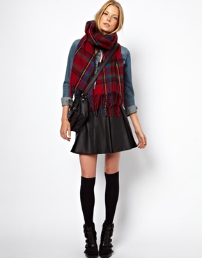ASOS | ASOS Check Scarf at ASOS