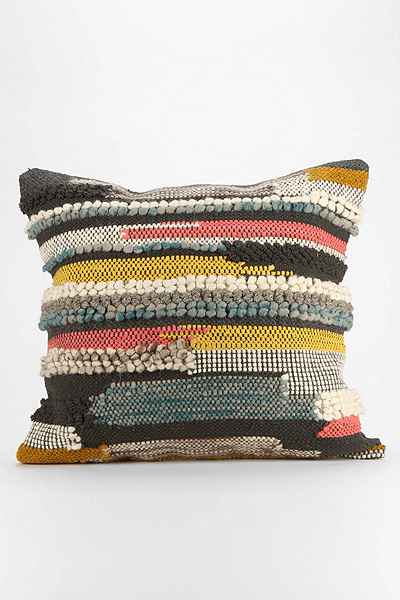 Hooked Stripe Pillow - Urban Outfitters