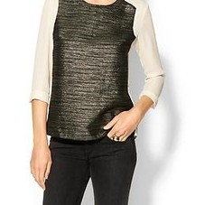 Rhyme Los Angeles Alice Metallic Blouse | Piperlime