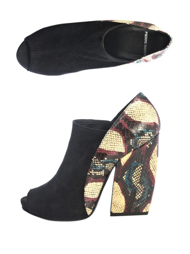 Water snake and suede shoes | Pierre Hardy | Matchesfashion.com