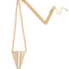 Two-Tone Triad Pendant | BaubleBar