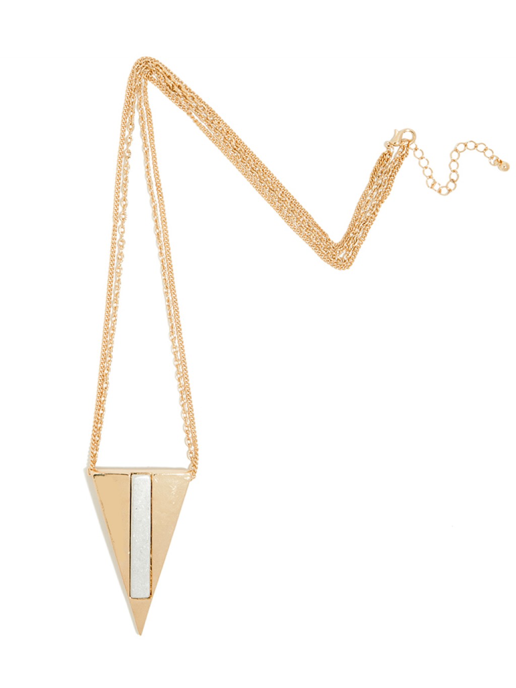 Two-Tone Triad Pendant | BaubleBar