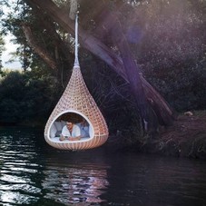 DEDON: Nestrest - Hanging lounger - chalk