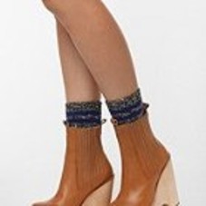 UrbanOutfitters.com > Marled Stripe Boot Sock