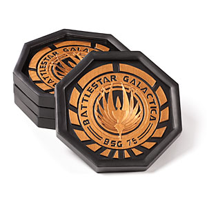 ThinkGeek :: Battlestar Galactica Coaster Set