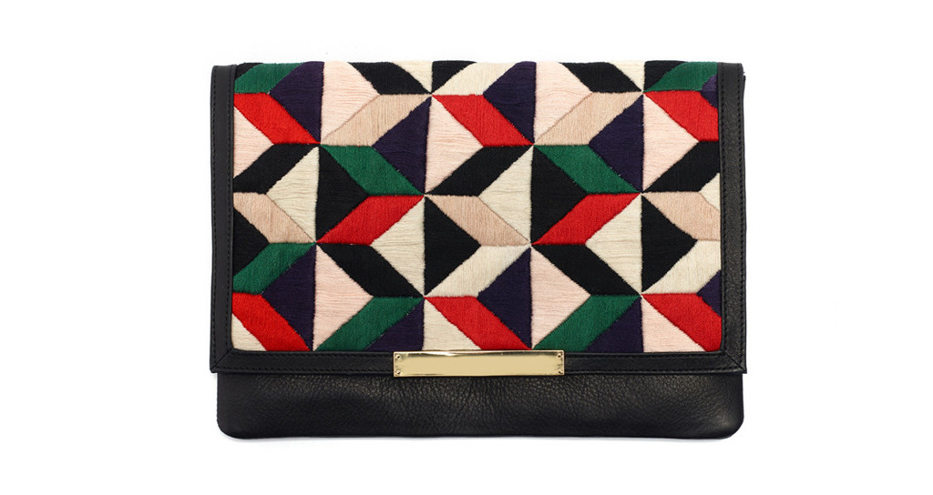 Port Of Call Clutch In Tile | Lizzie Fortunato