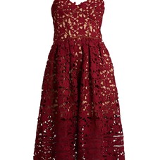 Azaelea lace midi dress | Self-portrait | MATCHESFASHION.COM US
