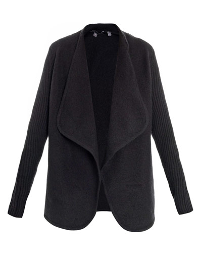 Boiled wool draped cardigan | Vince | Matchesfashion.com