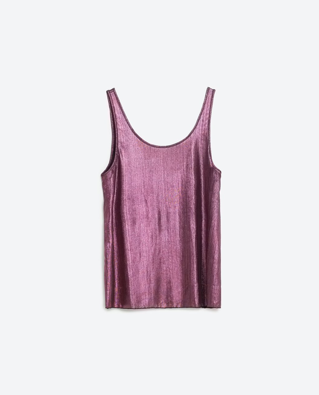 METALLIC TOP - T-SHIRTS-WOMAN | ZARA United States