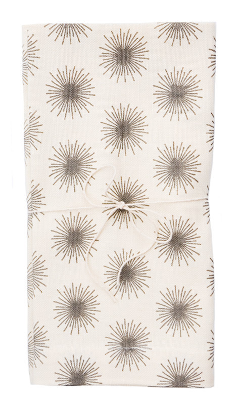 Linen Atomic Star Napkin Set | LEIF