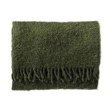 Mohair Throw – Moss | Serena & Lily