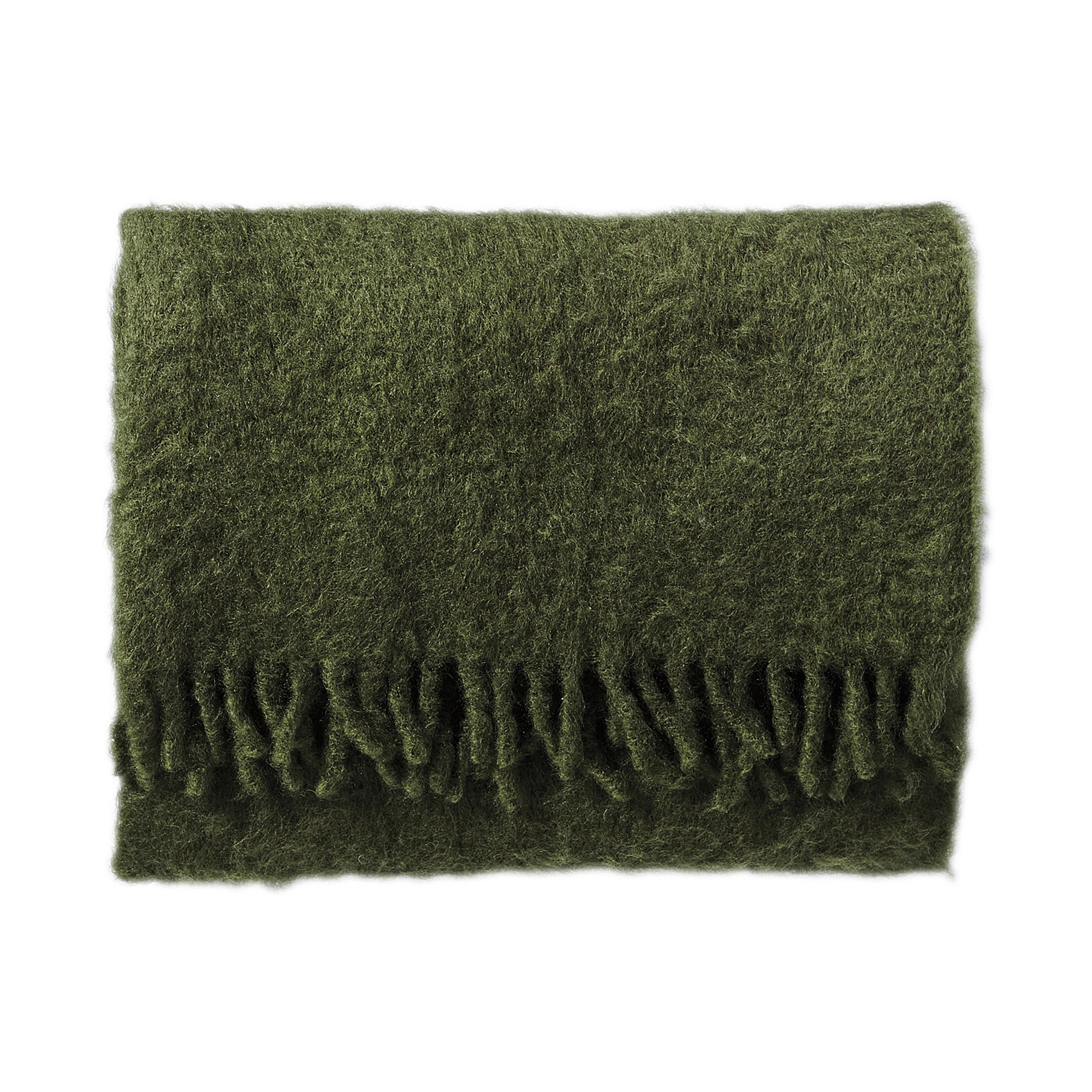 Mohair Throw – Moss | Serena & Lily