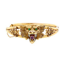 Doyle & Doyle | Bracelet: Art Nouveau Lion Bracelet