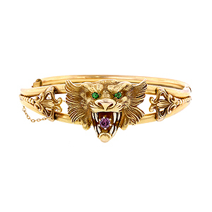 Doyle & Doyle | Bracelet: Art Nouveau Lion Bracelet